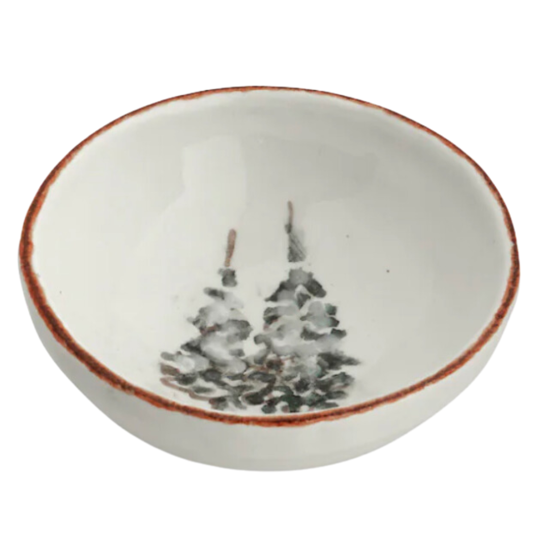 ARTE ITALICA Natale Evergreen Dip Bowl Default Title