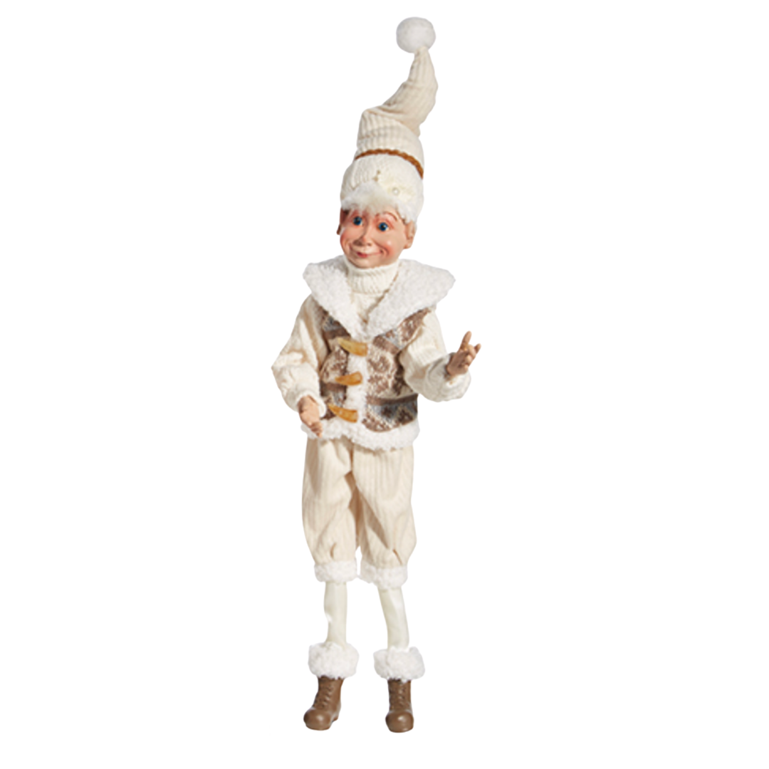 RAZ IMPORTS Posable Elf In Cream Default Title