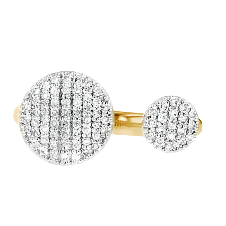 Phillips House Infinity Affair Yellow Gold And Diamond Double Open Ring