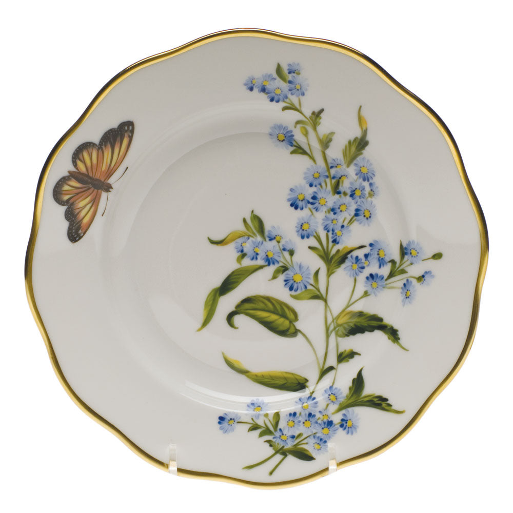 HEREND Texas Blue Bonnet American Wildflower Salad Plate Default Title