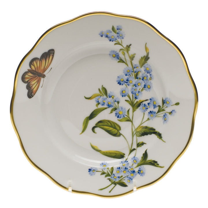 HEREND Texas Blue Bonnet American Wildflower Salad Plate Default Title