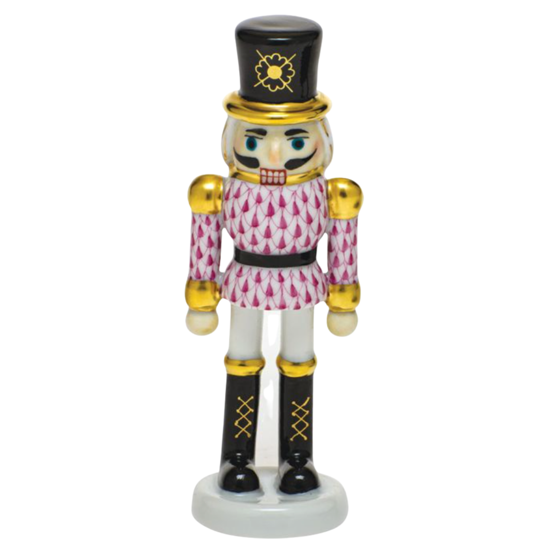 HEREND Nutcracker RASPBERRY