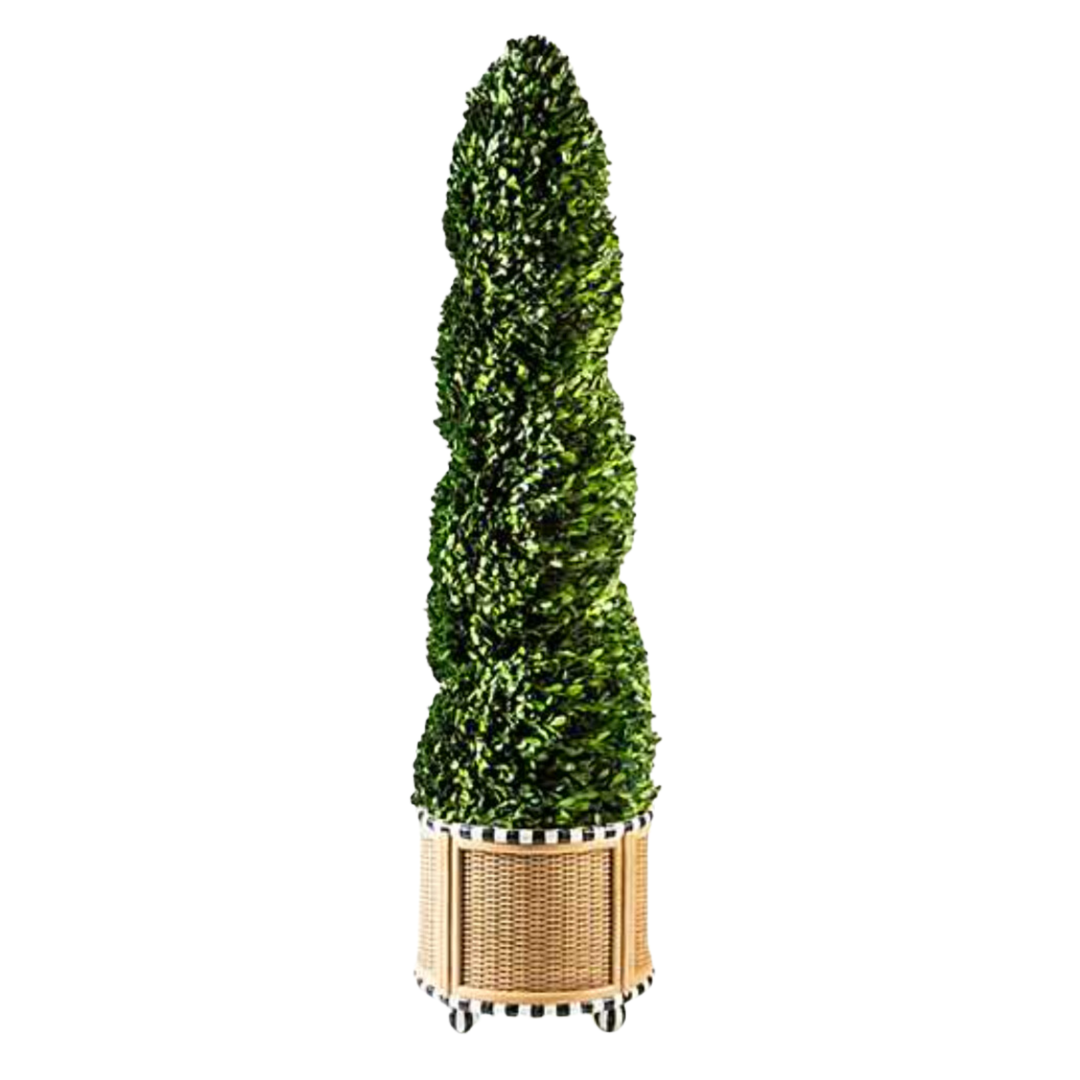 MACKENZIE CHILDS Large Boxwood Topiary