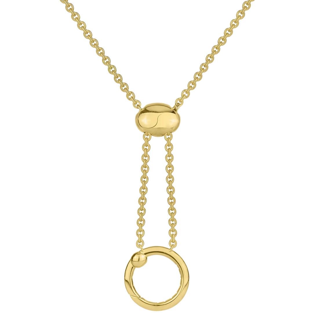 PAUL MORELLI Meditation Bell Slider Necklace