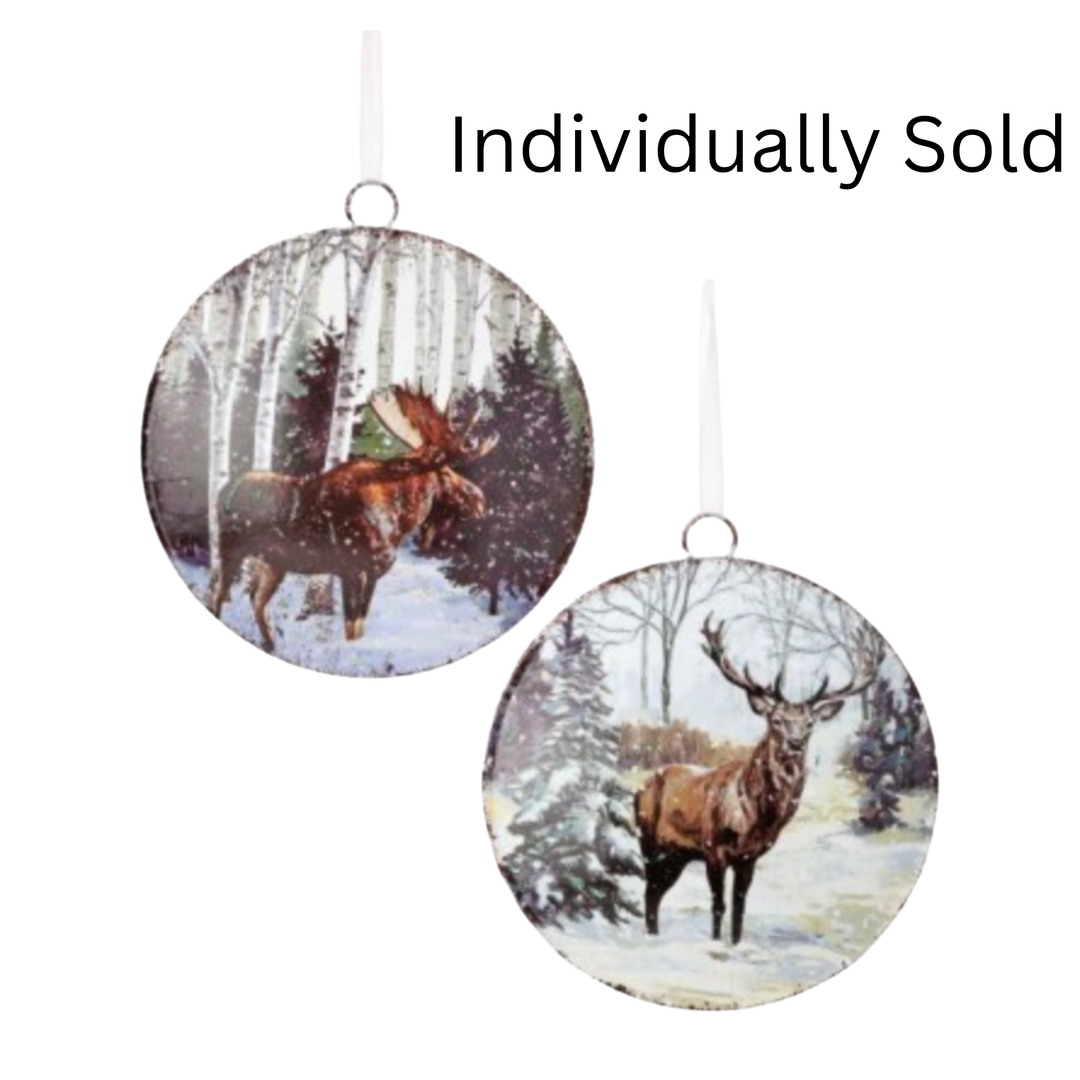 REGENCY Individually Sold Deer Or Moose Ornament Default Title