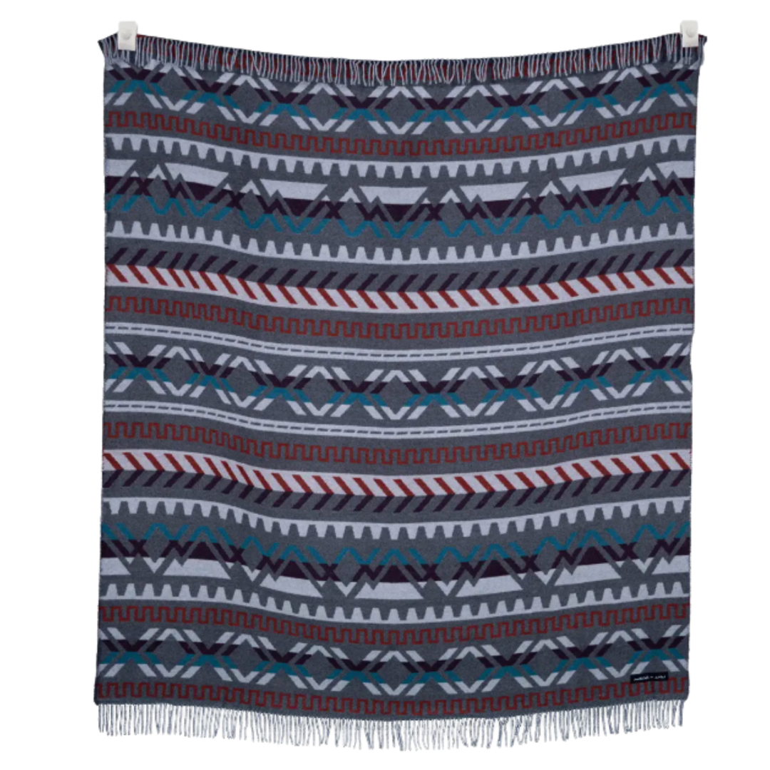 SACKCLOTH AND ASHES Ridgeline Tetons Throw Blanket Default Title