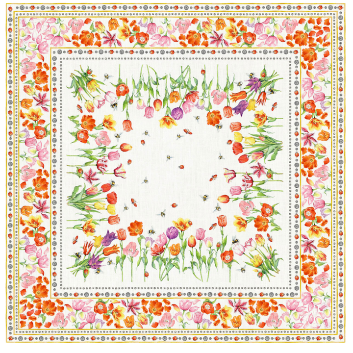 TESSITURA TOSCANA Tuli White Tablecloth Default Title