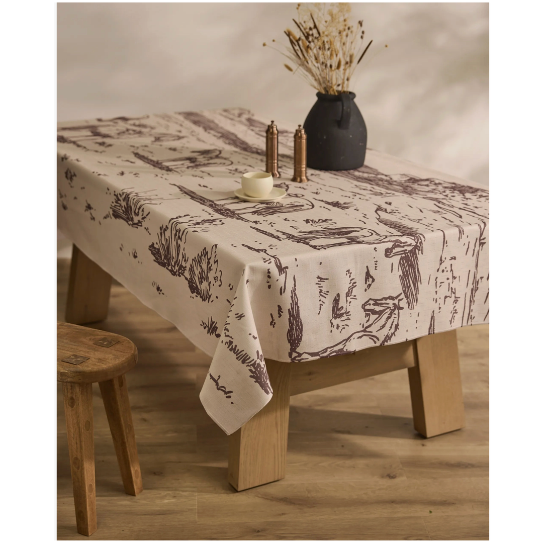 Western Scene Tablecloth