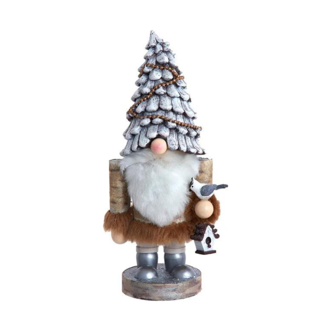 KURT ADLER Rustic Glam Gnome Nutcracker