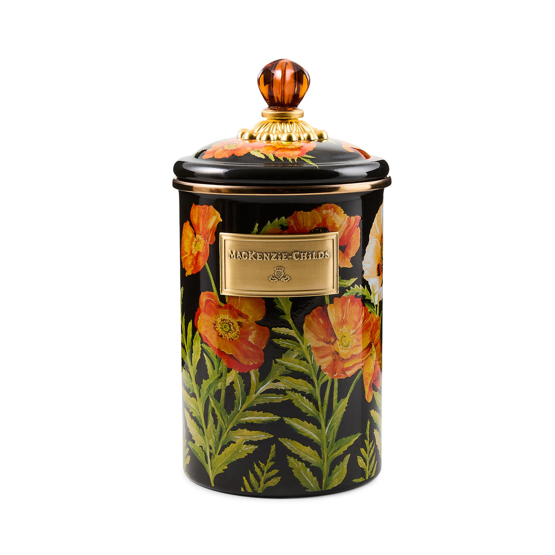 MACKENZIE CHILDS Poppy Canister Large