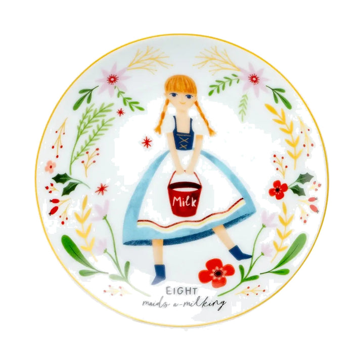 GRACE TEAWARE 12 Days of Christmas Appetizer Plate