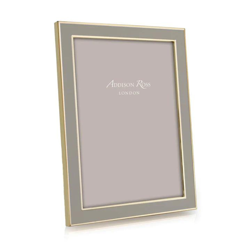 ADDISON ROSS Taupe And Gold Frame Default Title