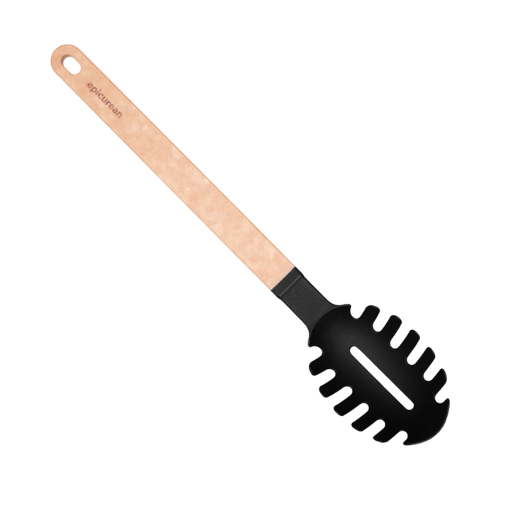 EPICUREAN EPICUREAN GOURMET SERIES PASTA SERVER - BLACK/NATURAL Default Title