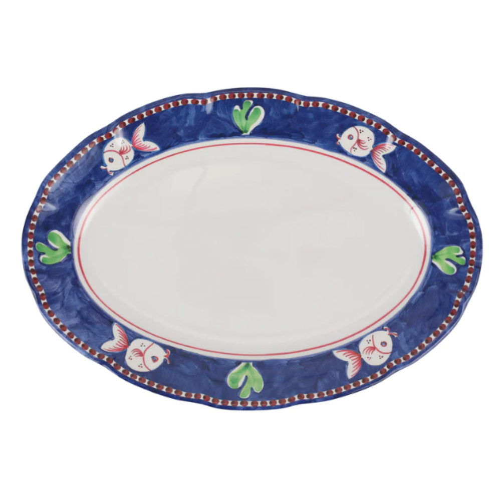 VIETRI Melamine Campagna Pesce Oval Platter