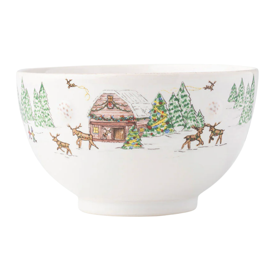 JULISKA BERRY AND THREAD NORTH POLE CEREAL OR ICE CREAM BOWL Default Title