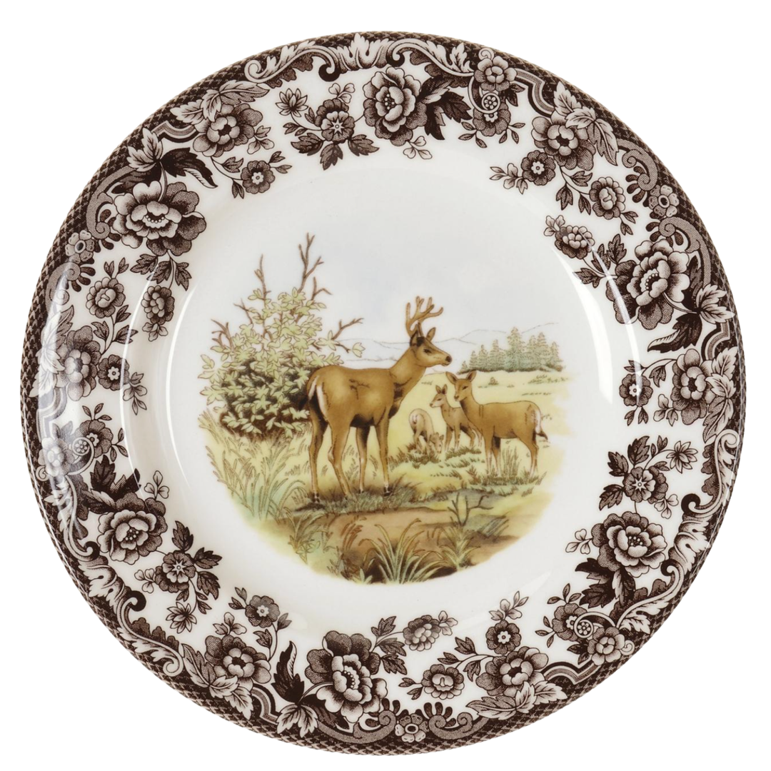SPODE Woodland Mule Deer Salad Plate