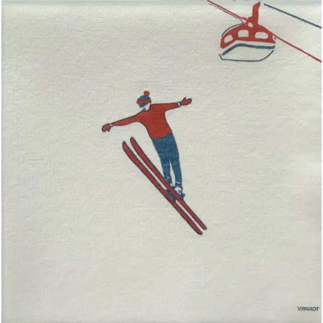 TRENDY TABLE Ski Jumping Paper Dinner Napkin