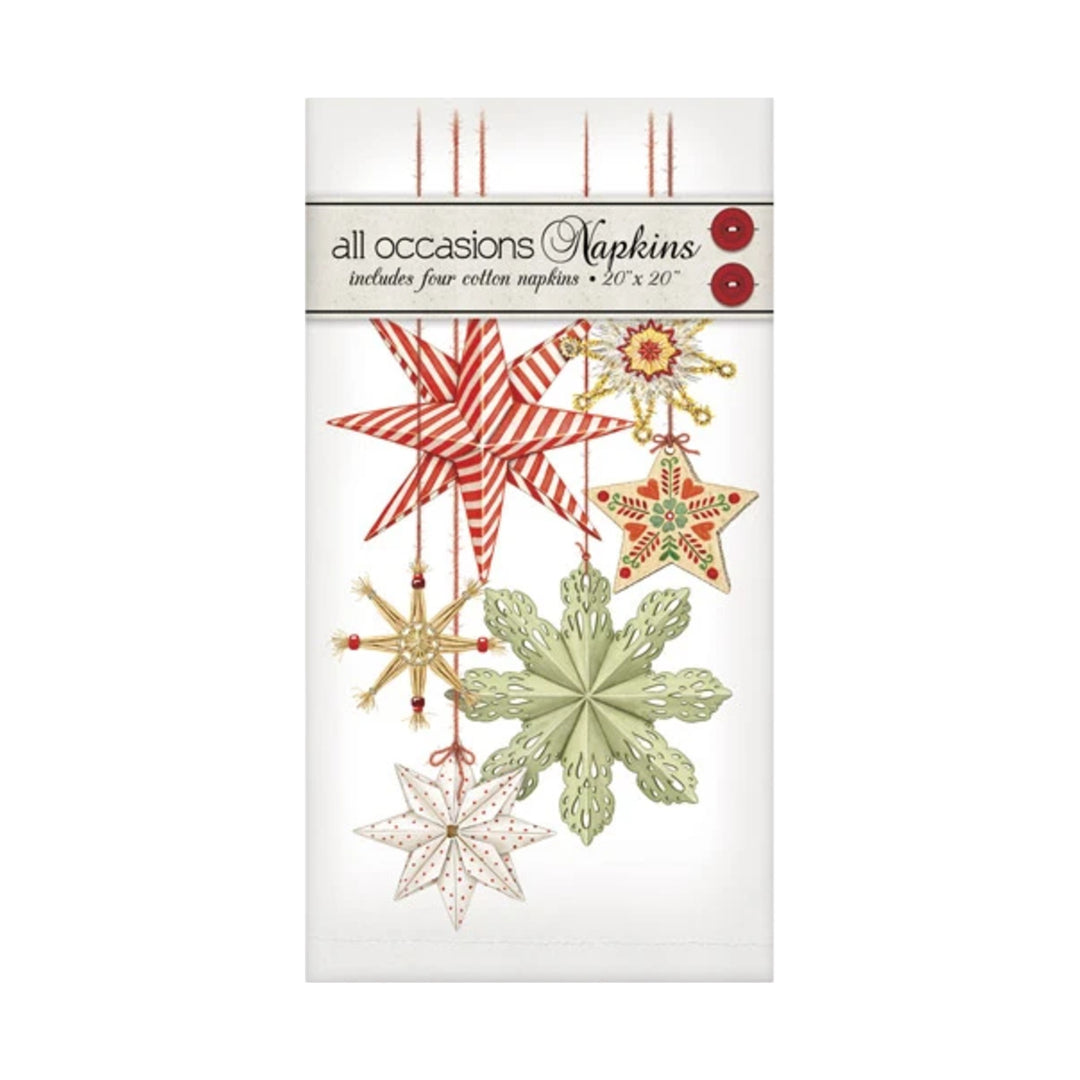 MARY LAKE THOMPSON Holiday Stars Casual Napkin Set Default Title