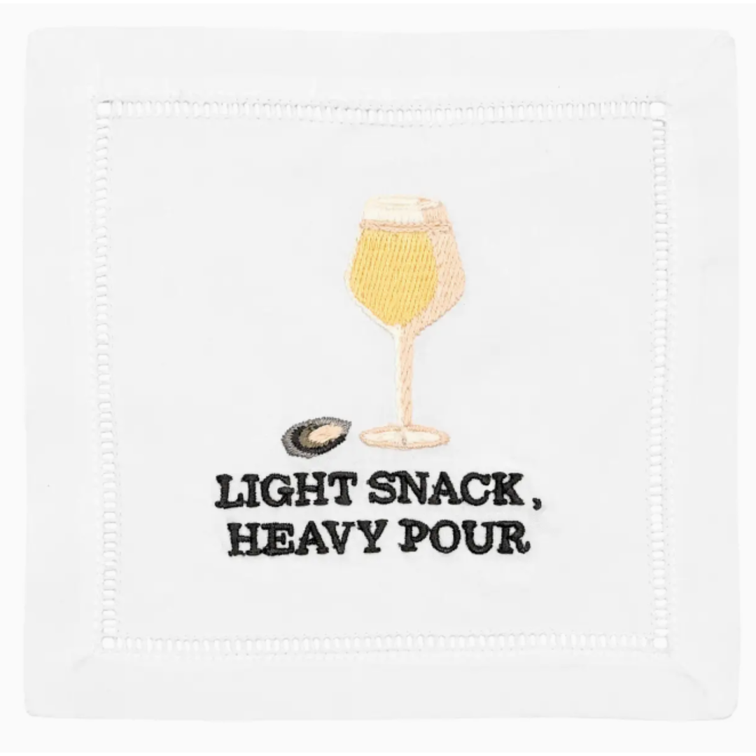 AUGUST MORGAN Oyster Cocktail Napkin