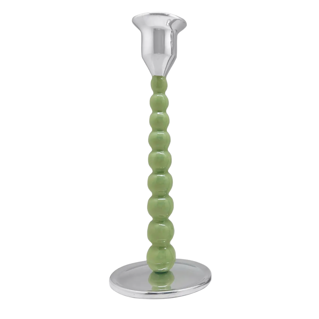 MARIPOSA Green Pearled Medium Candstick Default Title