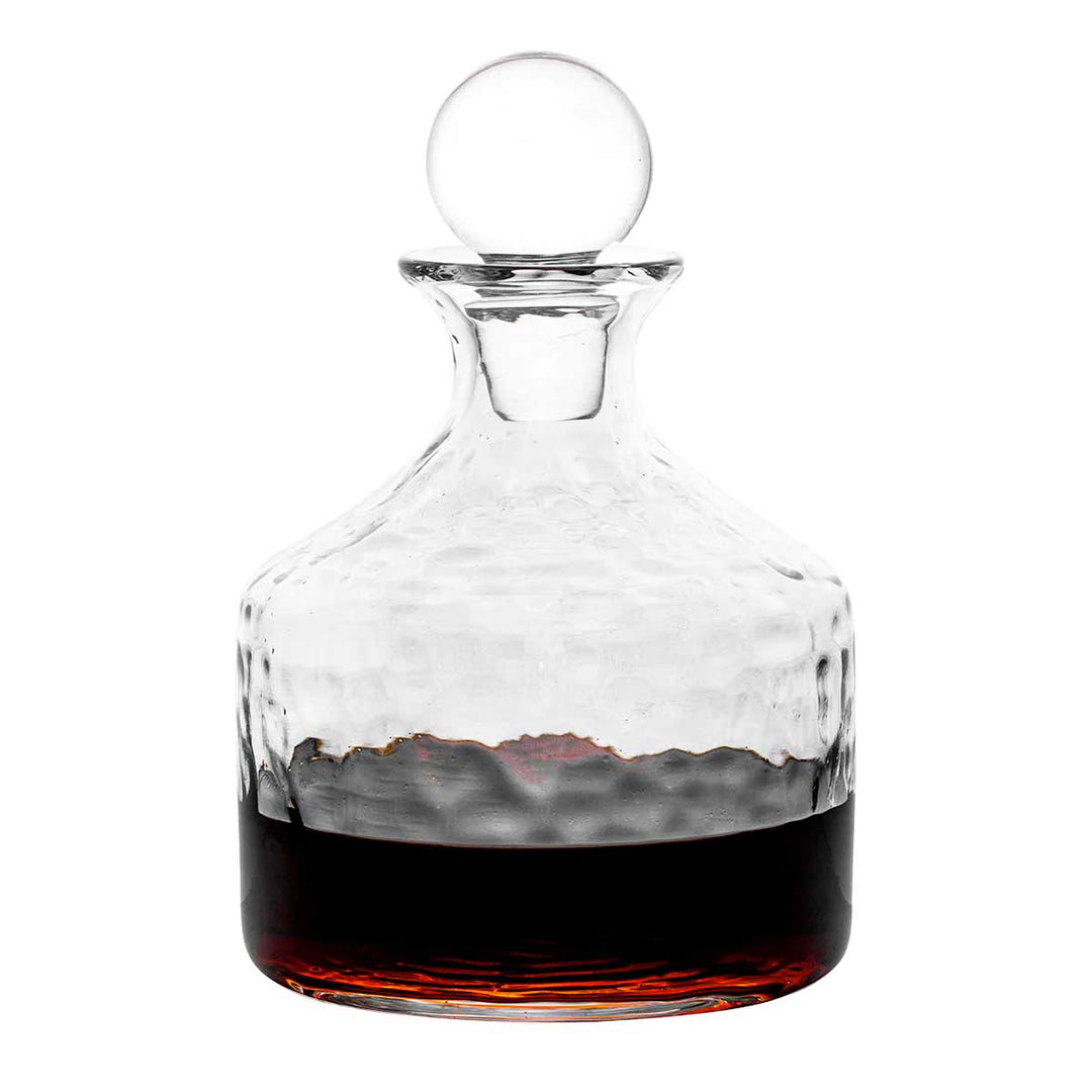 JULISKA Puro Clear Glass Whiskey Decanter
