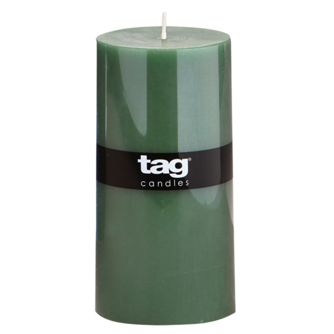 TAG Color Studio Pillar Candle In Hunter Green Default Title