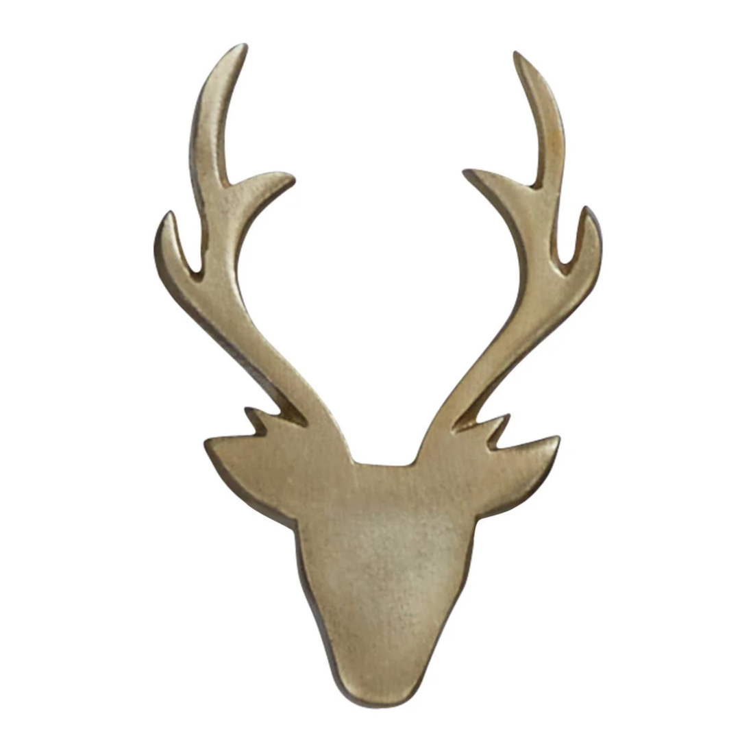 SPLIT P Gold Deer Napkin Ring Default Title
