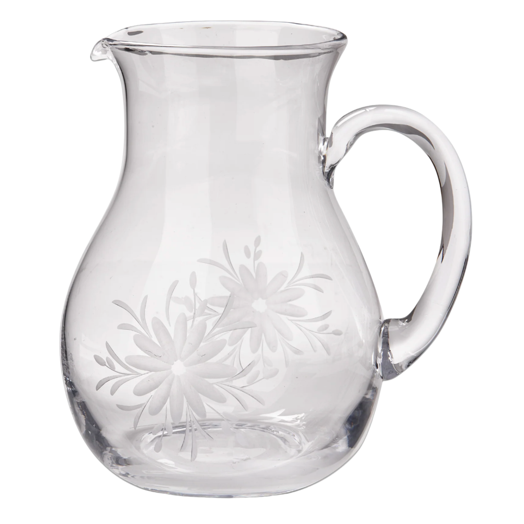 TAG Fleur Etched Glass Pitcher Default Title