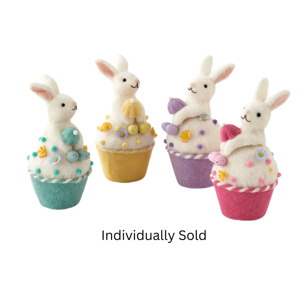 180 DEGREES Individually Sold Decorative Bunny Cupcakes Default Title
