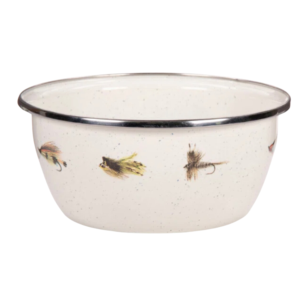 GOLDEN RABBIT Fishing Fly Salad Bowl