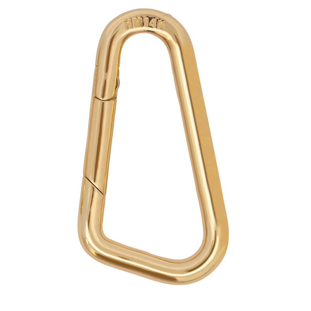 Carabiner Large Hinge In Yellow Gold