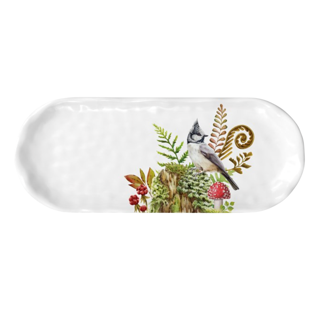 MICHEL DESIGN Moss And Oak Melamine Serving Accent Tray Default Title