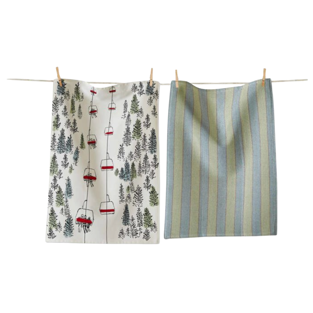 TAG Ski Lift Dishtowel Set Default Title