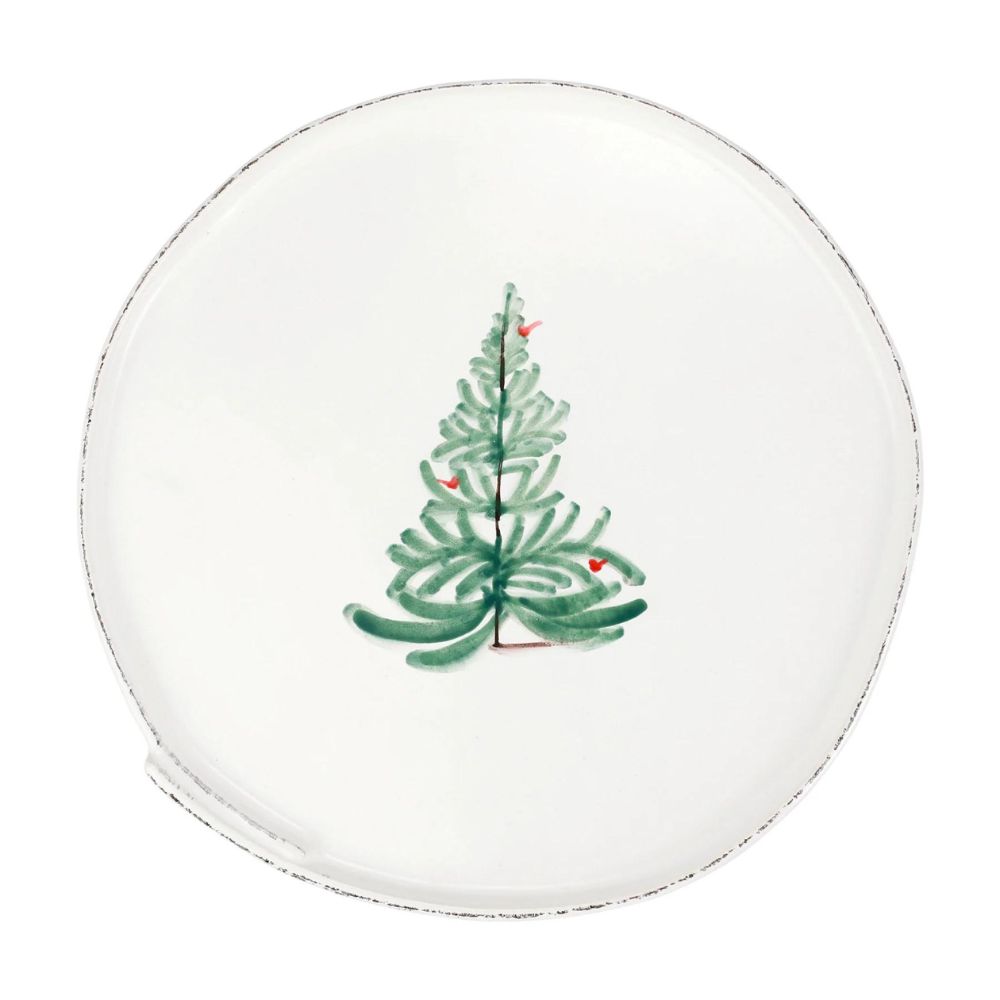 VIETRI Lastra Holiday Large Cake Stand