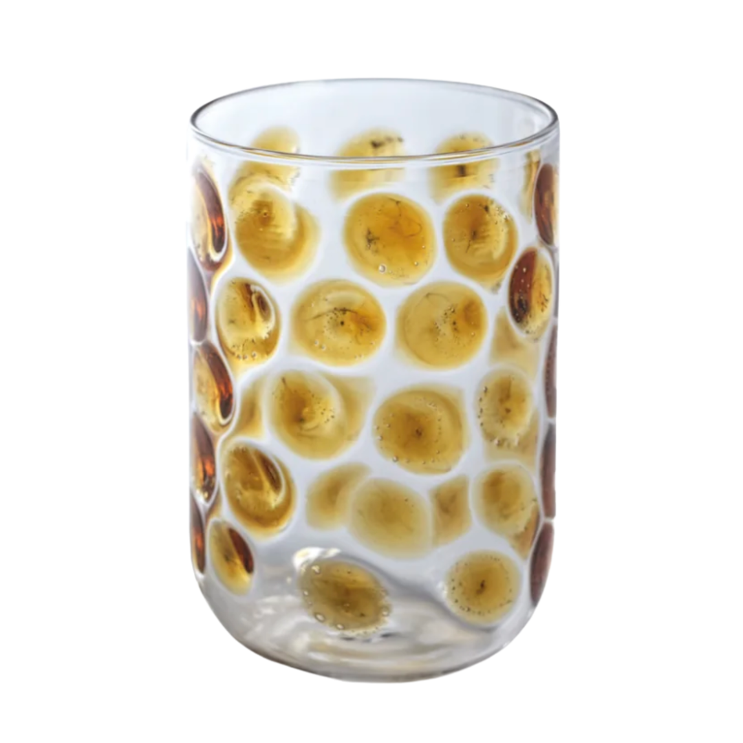 ZODAX Airelles Amber Tone Features In Clear Glass Tumbler Default Title