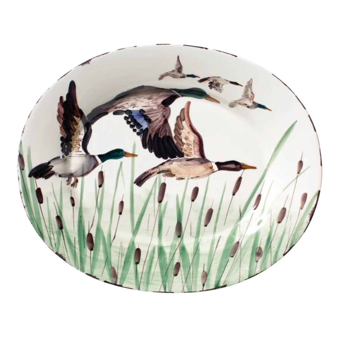 VIETRI Wildlife Large Oval Platter Default Title
