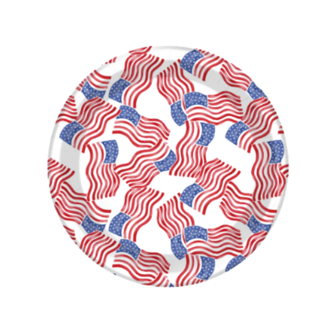 Stars And Stripes Dinner Plates
