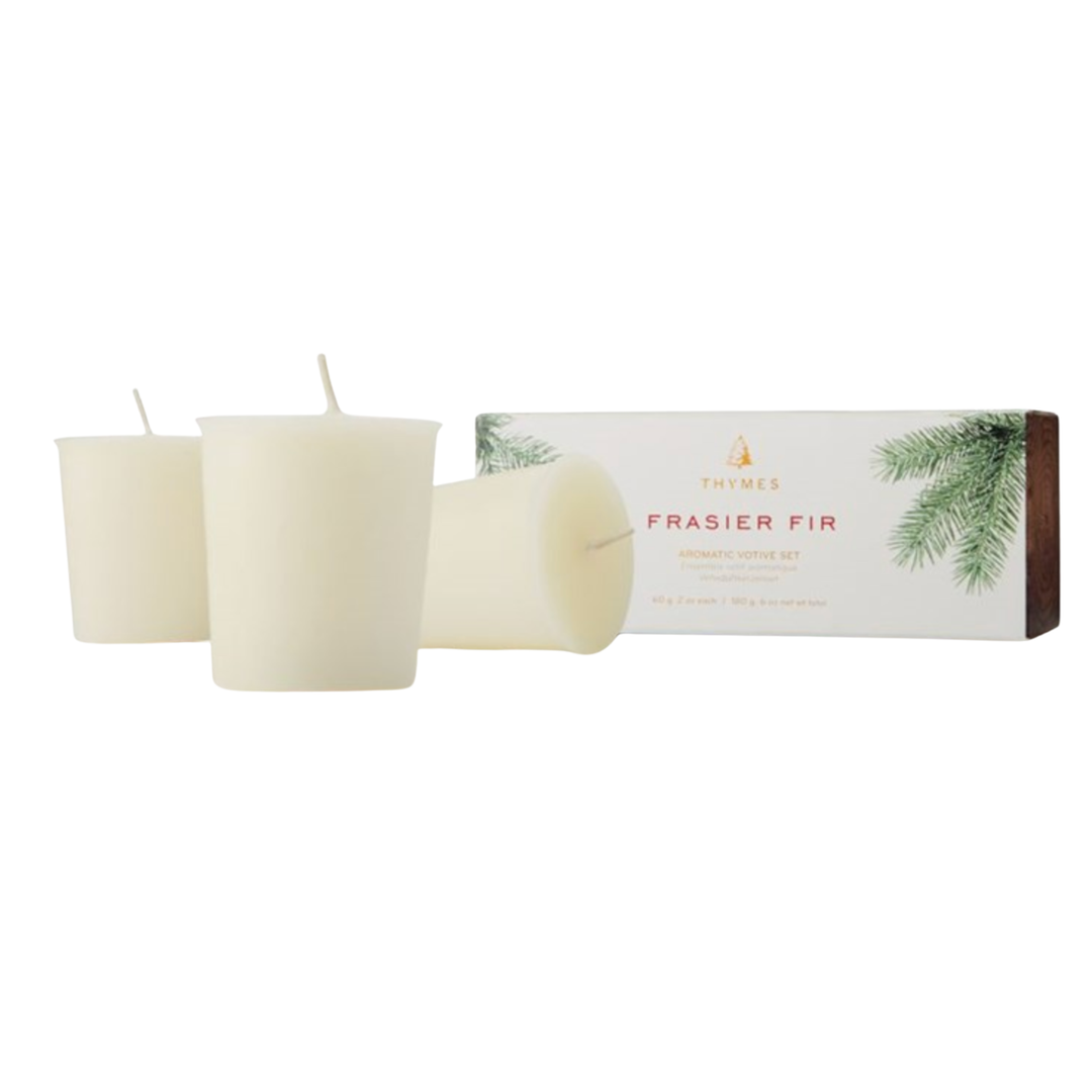 THYMES Frasier Fir Votive Candle Set Default Title