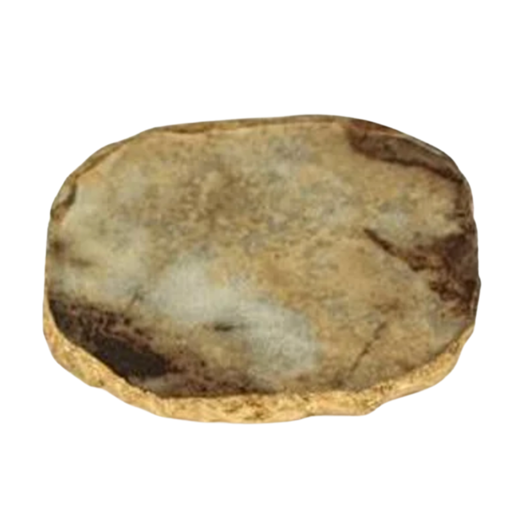 ZODAX Agate Marble Glass Coaster Default Title