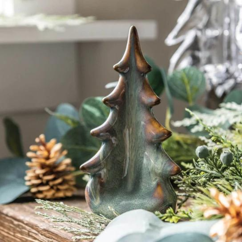 Evergreen 10" Moss Glen Pottery Tree