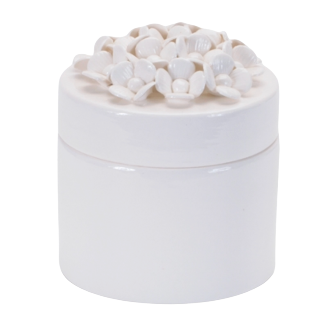 MELROSE Individually Sold Stoneware Floral Box