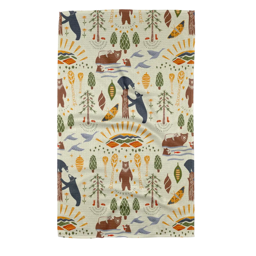 GEOMETRY Mama Bear Tea Towel Default Title