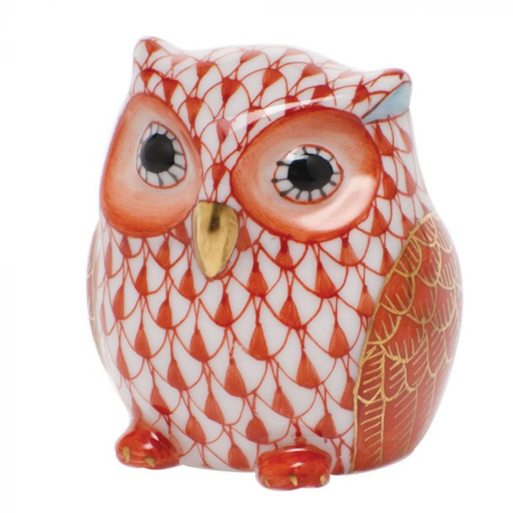 HEREND Owlet RUST