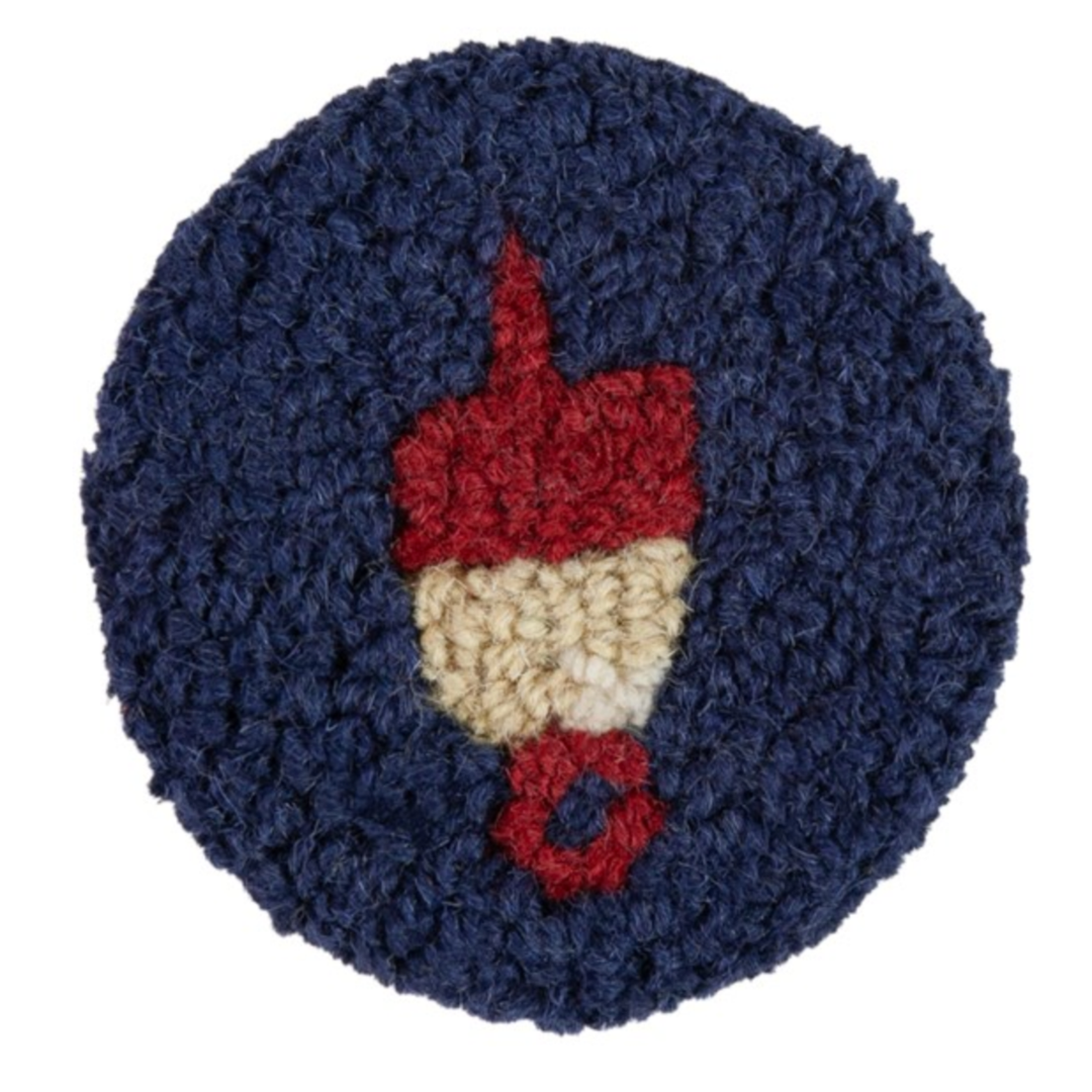 CHANDLER 4 CORNERS Buoy Hooked Wool Coaster