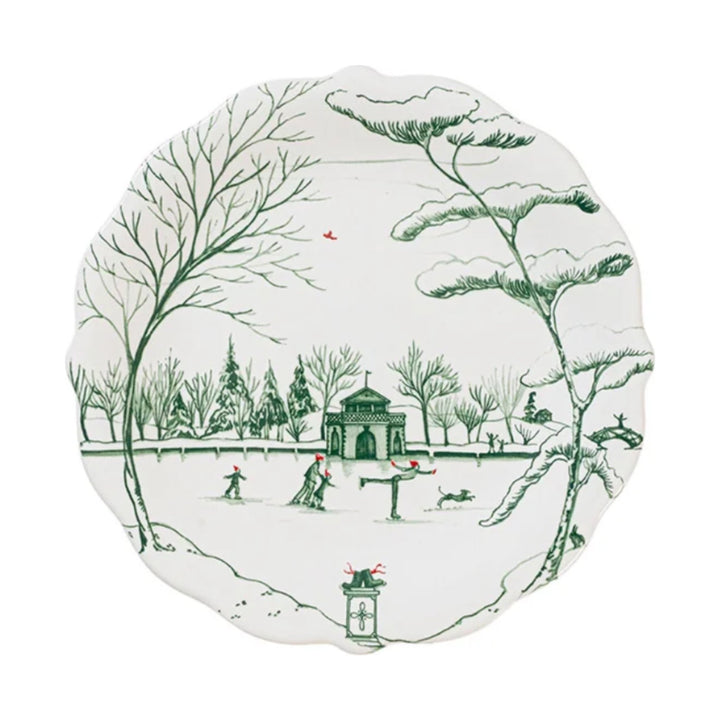 JULISKA Individually Sold Country Estate Winter Frolic Evergreen Party Plate