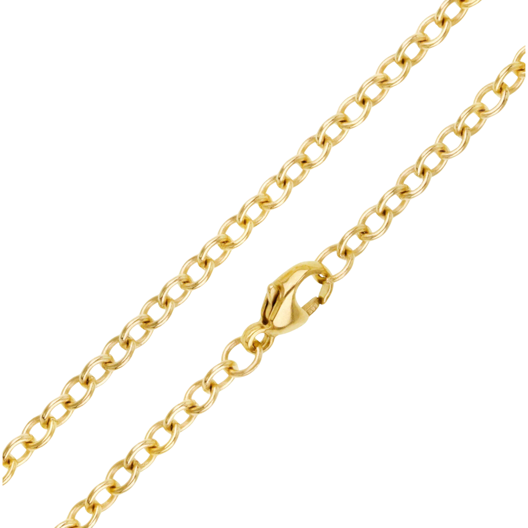 Yellow Gold 3.0mm Chain in 14K 20"