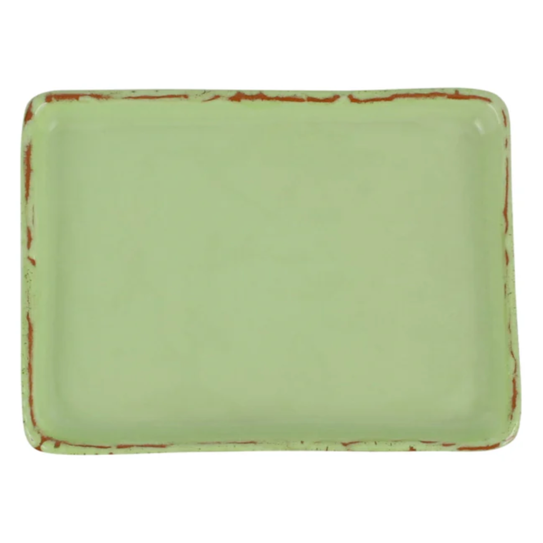 VIETRI Cucina Fresca Pistachio Rectangular Tray