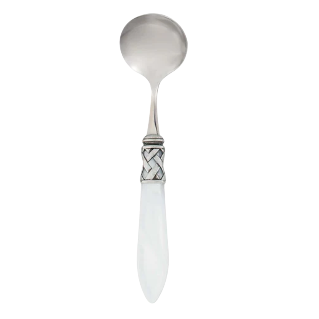 VIETRI Aladdin Antique White Sauce Ladle Default Title