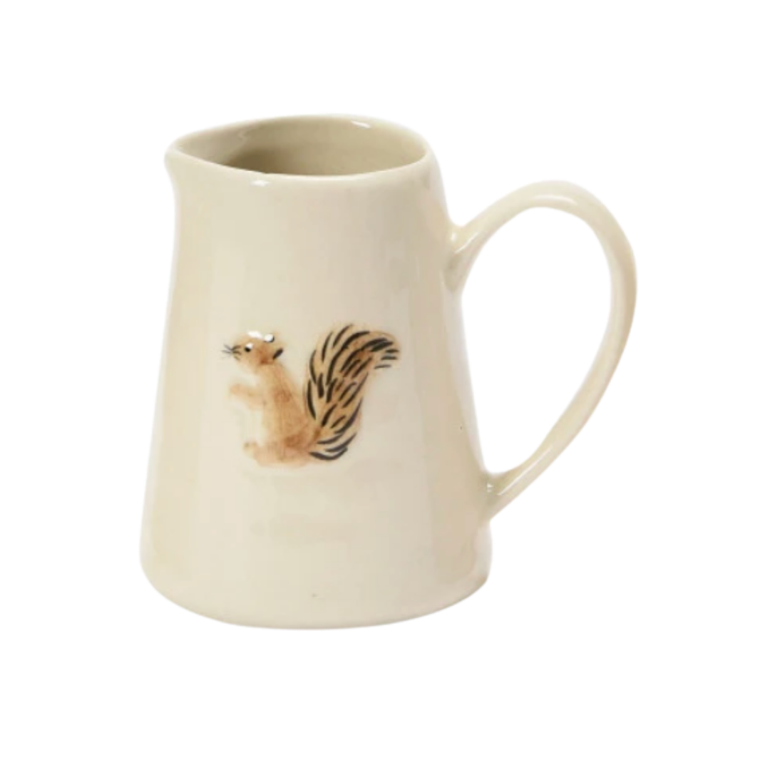 CREATIVE CO-OP Stoneware Mini Squirrel Pitcher Default Title
