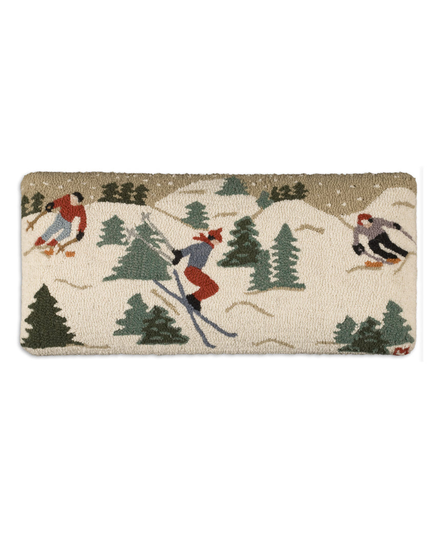 CHANDLER 4 CORNERS Hickory Skier Bench